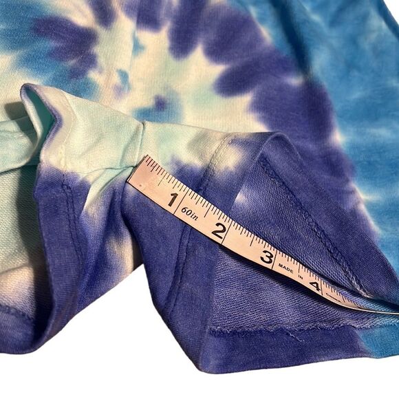 Girls Outfit Size L/M Blue Tie Dye Long Sleeve Shirt Shorts Set KIDBOX NEW - Picture 16 of 16